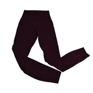 Lululemon Align Pant 25" Cassis Burgundy Leggings Athletic Gym Womens 2